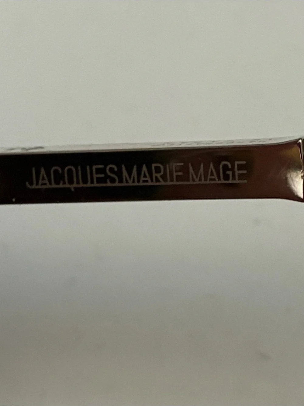 Limited Edition 1/50 titanium Jacques Marie Mage sunglasses from Kyosho colle